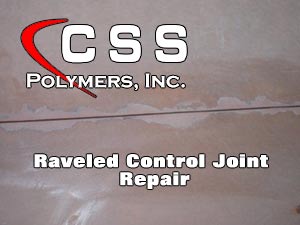 Raveled Control Joint Repair